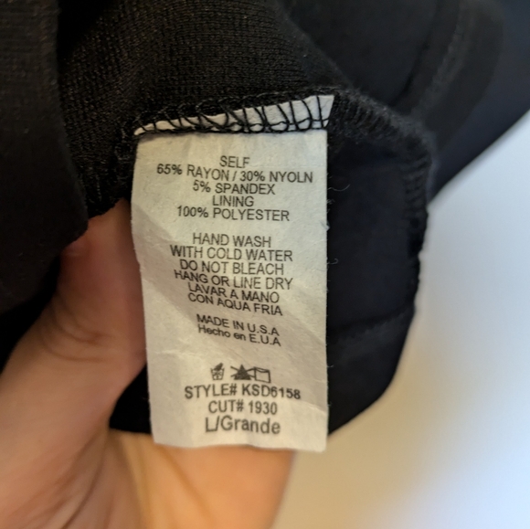 NWT Windsor Black Mini Dress - Neckline Cutouts - Size Large - Picture 5 of 5